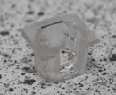 Hyldebærer Ø15x11,7 mm, transparent plastik (10 stk)