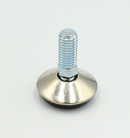Stillefod m/drejelig fod M10x20 mm, forchromet/metal