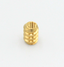 Iskruningsbøsning M4xØ6,5x10 mm, messing