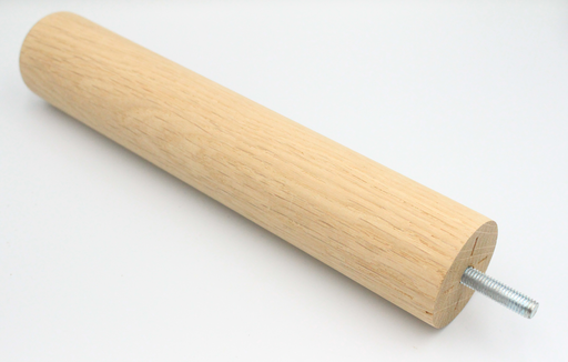 Sofaben Ø47x250 mm, ubehandlet egetræ