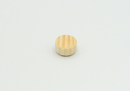 Dækknap med buet ende Ø10 mm, asketræ ubehandlet (10 stk)