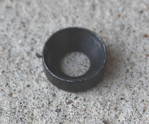 Facetskive Ø13x4,5 mm, sortgalvaniseret stål
