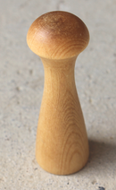 Træknag Ø22x70 mm, lys bejdset fyrretræ