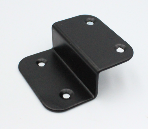 Z-beslag 58x52x18 mm, sortmalet metal