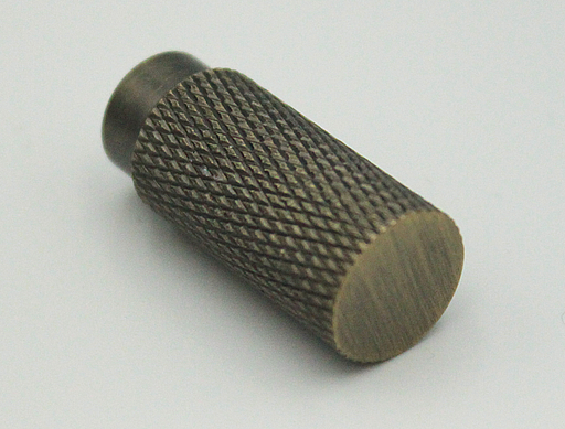 Metalknop "Orø" Ø12x28 mm, mat antik