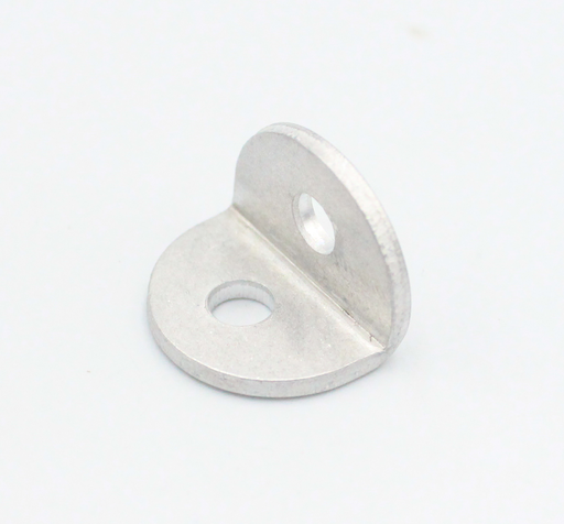 Vinkel 15x20x2 mm med 2 huller, aluminium