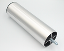 Sofaben Ø55x190 mm m/M8 gevindtap, børstet aluminium