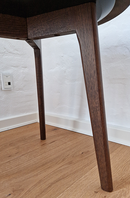 Sofabordben 25x180x440 mm, valnøddebejdset eg