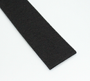 Filt - selvklæbende - 3,5 mm tykt, sort kunststof (pr. meter) - flere varianter