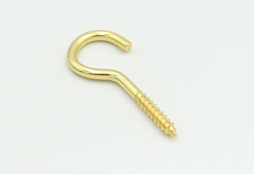 Krog Ø4,4x50 mm, messingfarvet