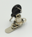 Møbellås Ø16,6 mm med forskellige nøgler, elgalvaniseret