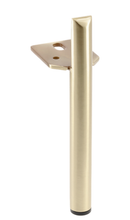 Messingben Ø25x150 mm, børstet