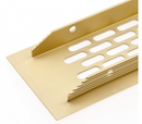 Udluftningsrist, messingfarvet aluminium - flere varianter