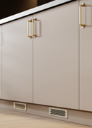 Udluftningsrist, messingfarvet aluminium - flere varianter