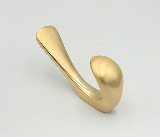 Knag 26x90 mm, messingfarvet