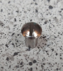 Samleskrue M4x10 mm m/rundt hoved, rustfri stål (A4)