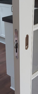 Indfaldsring til skydelåge 20x150 mm, rustfri stål