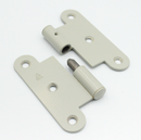 Dørhængsel 90x95 mm - højre, gråmalet metal