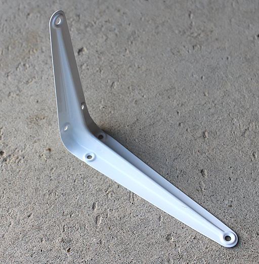 Hyldeknægt 125x150 mm, hvidmalet metal