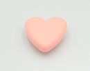 Plastikgreb 55x55 mm "hjerte", lyserød