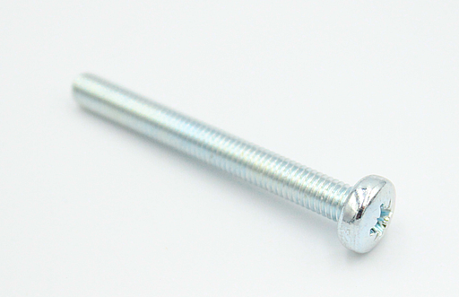 Bolt M5 mm med rundt hoved, elgalvaniseret
