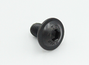 Bolt M6 med rundt hoved, sort metal