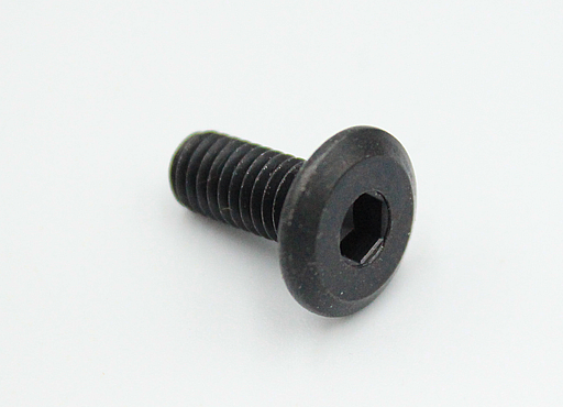 Bolt M6, sort galvaniseret