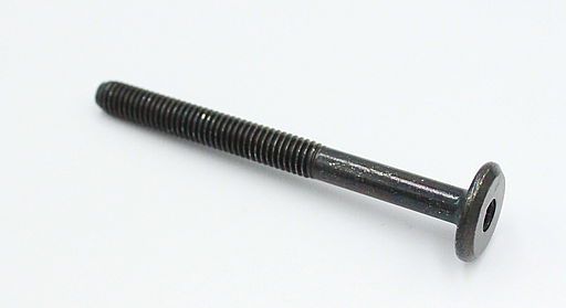 Bolt M6, sort galvaniseret