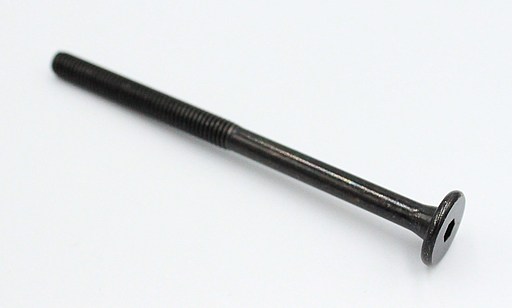 Bolt M6, sort galvaniseret