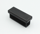 Endeprop til ben - rektangulær, sort plastik - flere varianter