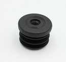 Endeprop til ben M8 gevind, sort plastik - flere varianter