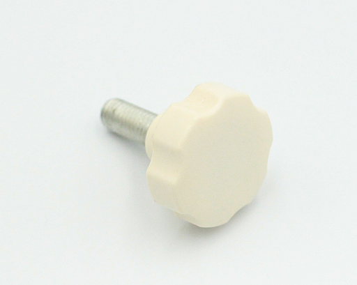 Fingerskrue M8x20 mm, hvid plastik