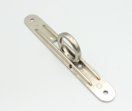 Indfaldsring til skydelåge 20x150 mm, rustfri stål