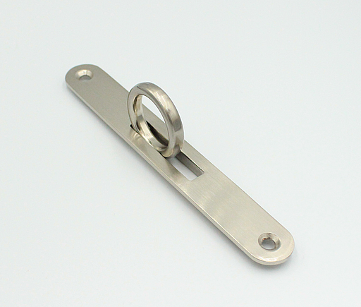 Indfaldsring til skydelåge 20x150 mm, rustfri stål