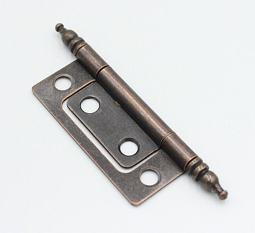 Kanthængsel 51x17 mm, brunt metal