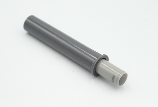 Lågedæmper Ø10x50 mm til indboring/holder, grå plastik