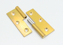 Møbelhængsel 50x40 mm - venstre, messing