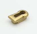 Nøglehulsbeslag t/indstik 14x24 mm, messingfarvet