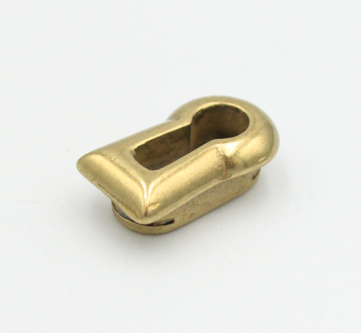 Nøglehulsbeslag t/indstik 14x24 mm, messingfarvet