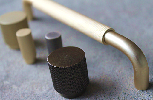 Metalknop "Orø" Ø12x28 mm, mat antik