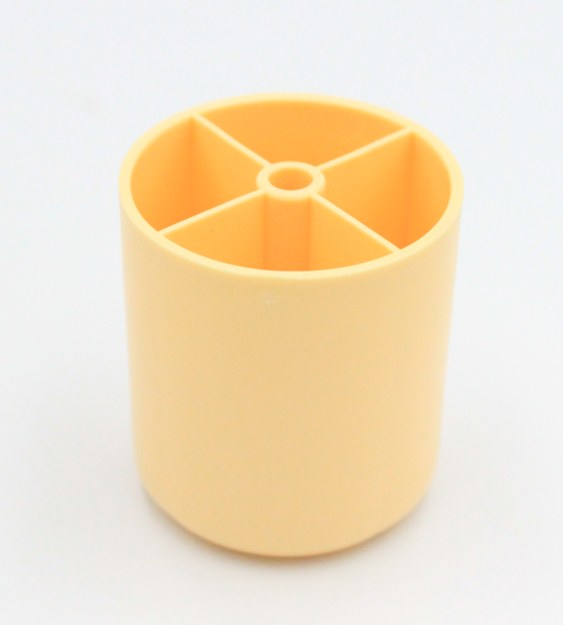 Plastikfod Ø40x45 mm, beige