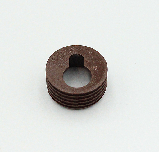 Spejlophængsbeslag Ø20x10 mm, brun plastik