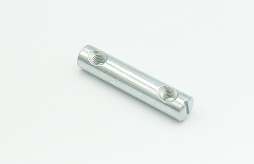 Tværbøsning dobbelt M6xØ10x48 mm, elgalvaniseret