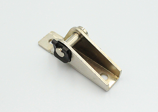 Beslag til gasdæmper med øje 70x18 mm, elgalvaniseret