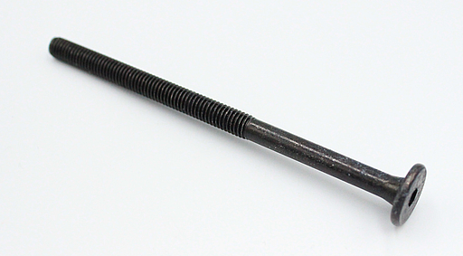 Bolt M6, sort galvaniseret