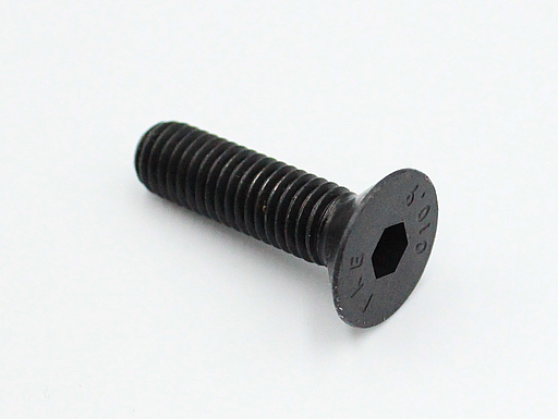 Bolt M8x30 mm med fladt hoved, sort metal