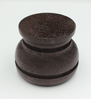 Kommodeben Ø83x65 mm, bordeaux-bejdset fyrretræ