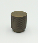 Bronzeknop "Orø" Ø25x28 mm, børstet