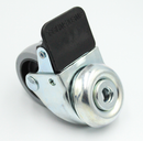 Dobbelthjul Ø50 mm, grå gummi