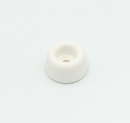 Dørstopper til væg Ø13x6 mm, hvid gummi (10 stk)